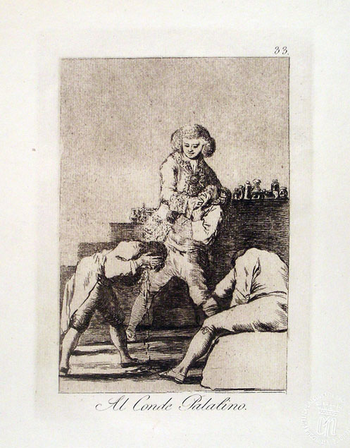 Francisco Goya, al Conde Palatino